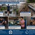 Pipa Distribusi Air Hanyut Diterjang Banjir Bandang, Layanan Air di Sejumlah Wilayah Gorontalo Terganggu