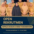 Pemerintah Desa Yosonegoro Buka Rekrutmen Kepala Dusun IV